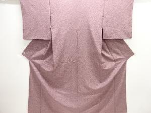 花模様小紋着物